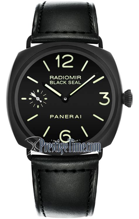 pam00292 Panerai Radiomir Base Black Seal Mens Watch